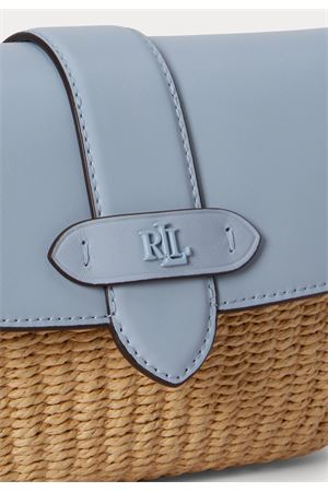 Lynden-Shoulder Bag-Small-Wvn Straw/Ntrl Smth LAUREN RALPH LAUREN | Tracolla | 431P10158003